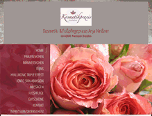 Tablet Screenshot of kosmetik-dresden.com